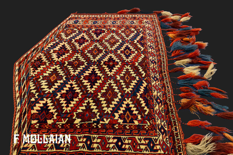 Teppich Turkmène Antiker Asmalik Yamut n°:77560623